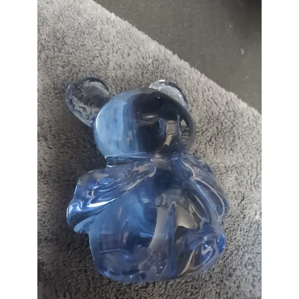 Lot: US Commemorative Fine Art Gallery COBALT BLUE Glass Koala 🐨 BEAR 3”